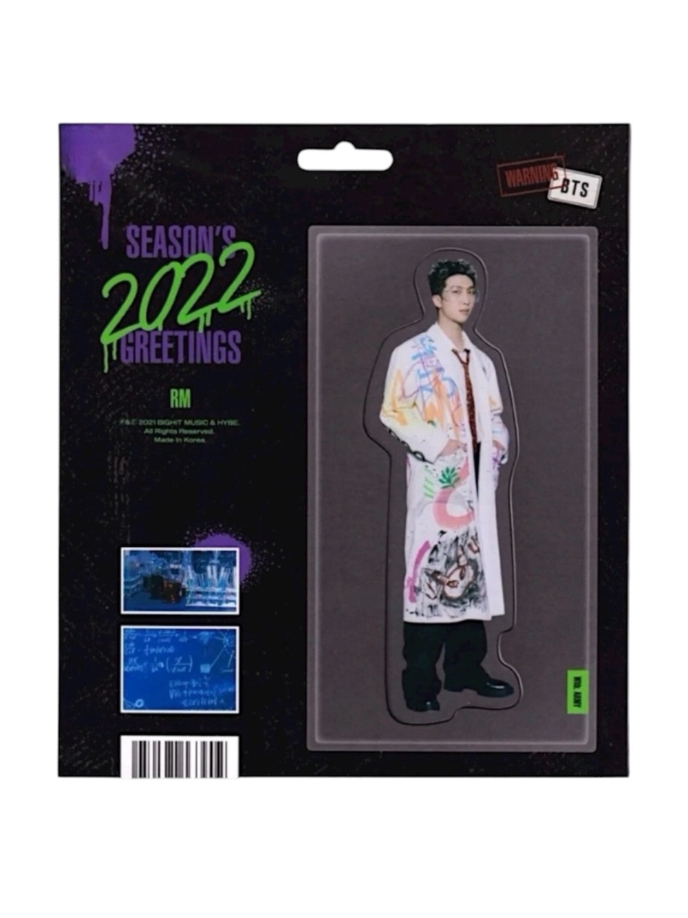 BTS 2022 SEASON'S GREETINGS RM PAPER MAGNET - BRAND NEW, SEALED